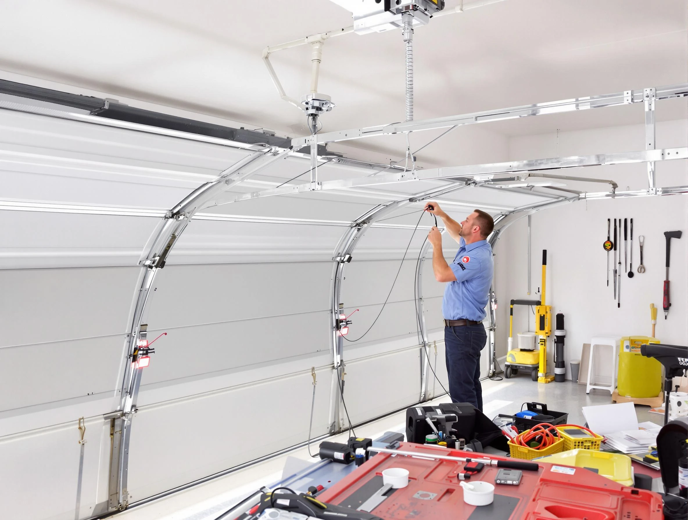 Garage door cable repair service by Fort Myers Garage Door Repair in Fort Myers