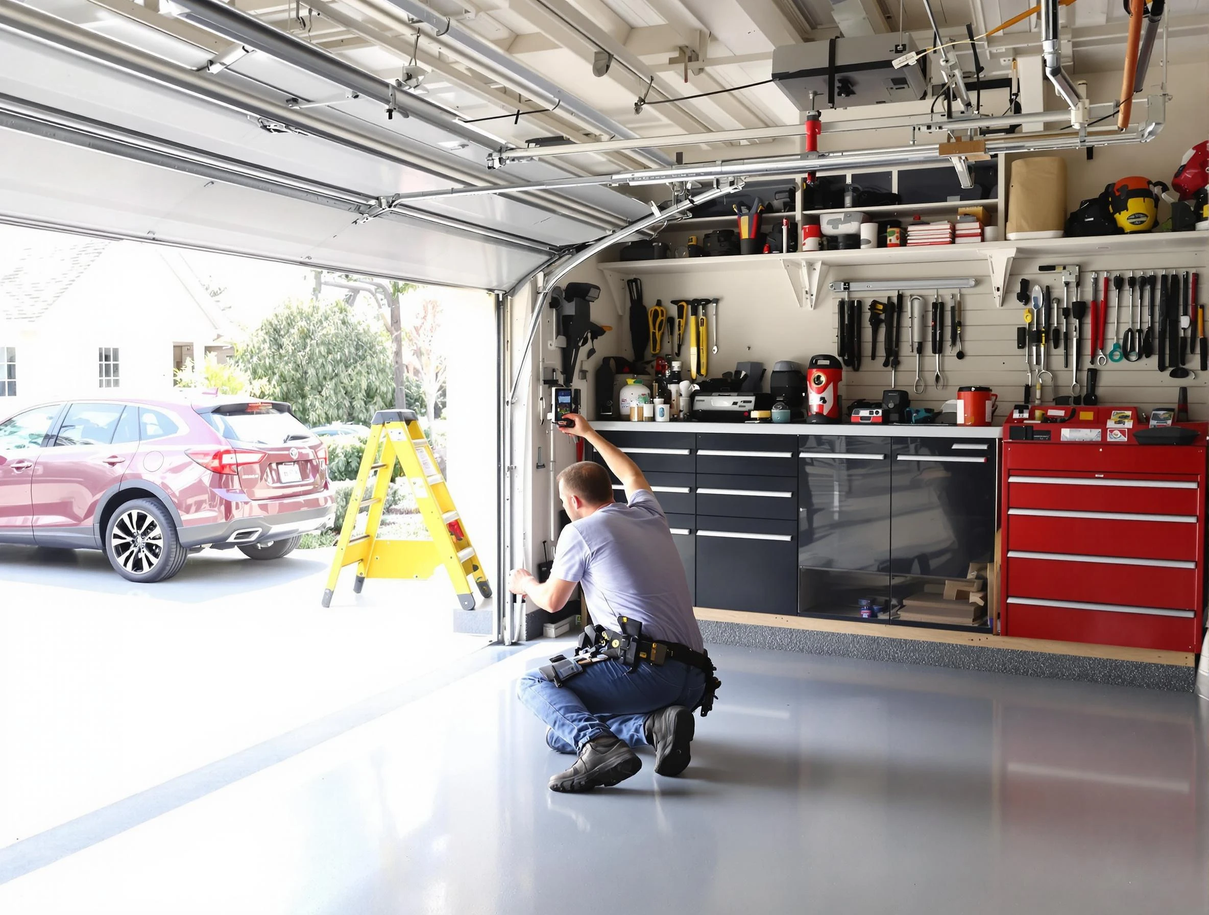 Local garage door repair service by Fort Myers Garage Door Repair in Fort Myers